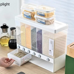 http://www.999shopbd.com/Kitchen Storage Box ( 6-Grid Dry Food Dispenser