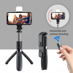 http://www.999shopbd.com/ LED lightweight Wireless Selfie Stick Tripod Bluetooth Monopod with Fill Ligh