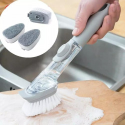 https://www.999shopbd.com/5 in 1 Kitchen Cleaning Brush Sponge Liquid Dispense