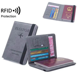 https://www.999shopbd.com/ Business  Passport Covers Holder Wallet Case ( gray color )