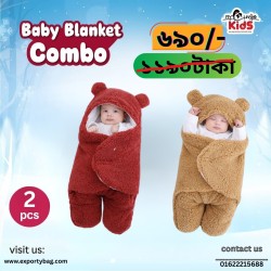 https://www.999shopbd.com/ওরিজিনাল চায়না Baby Blanket (২ পিচ রেড+ব্রাউন)
