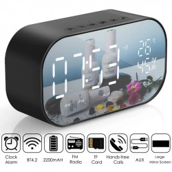 https://www.999shopbd.com/ havit mx701 Wireless Bluetooth Speaker with Alarm Clock Radio